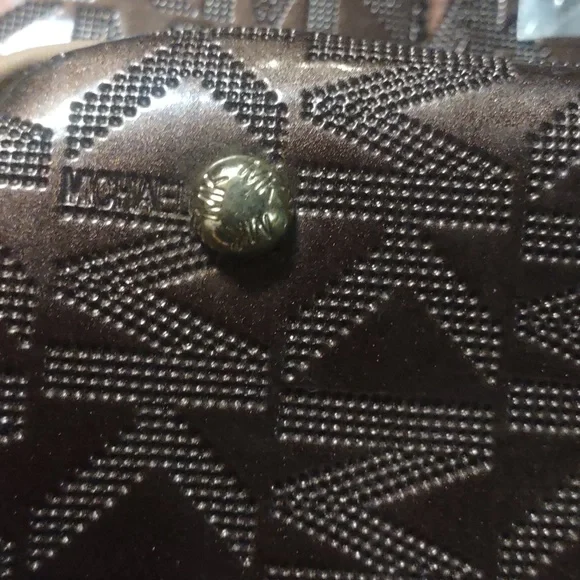 Michael Kors Brown Jet Setter Unique Tote Metallic Brown Bag - Picture 6 of 16